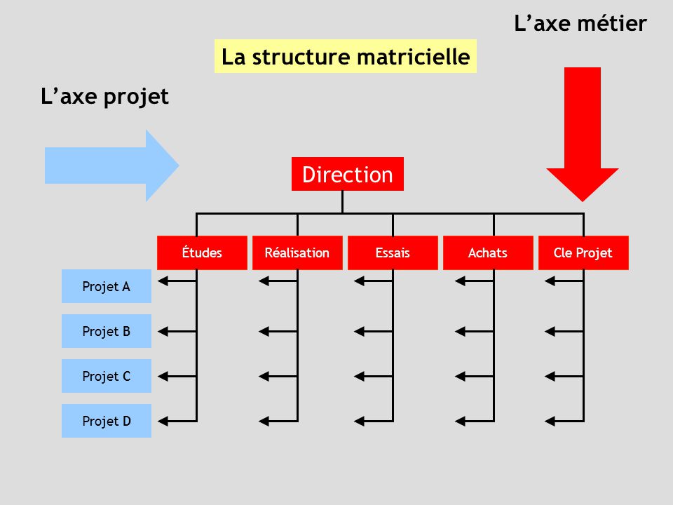 La structure matricielle