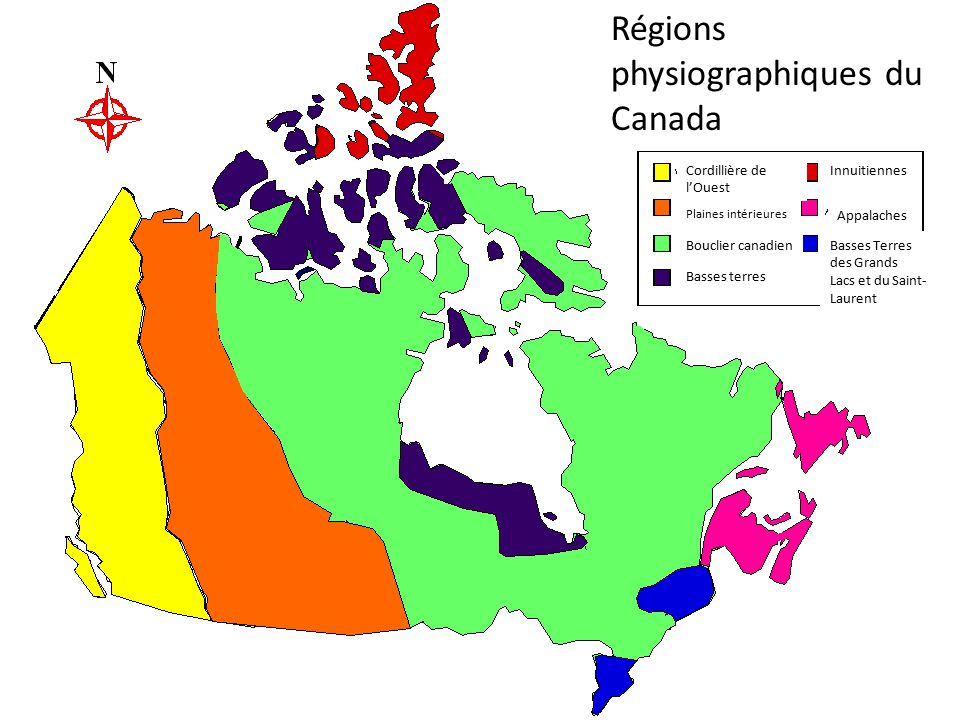 Landforms Régions physiographiques du Canada Cordillière de l’Ouest