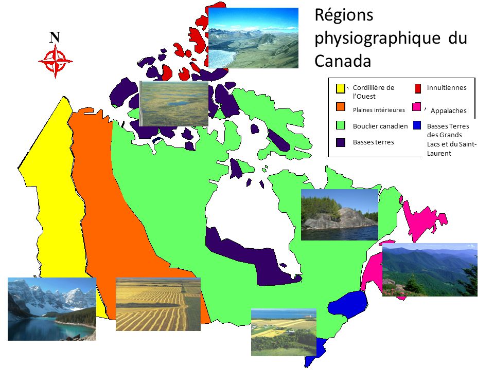 Landforms Régions physiographique du Canada Cordillière de l’Ouest