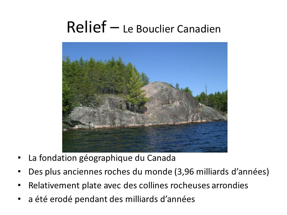 Relief – Le Bouclier Canadien