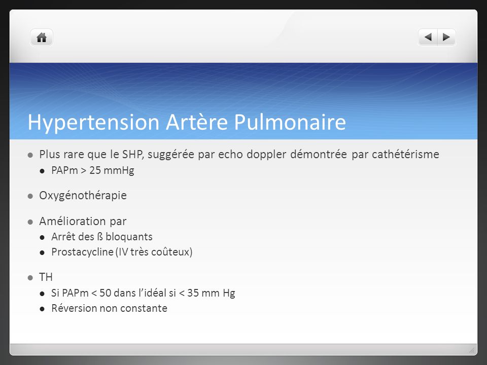 Hypertension Artère Pulmonaire