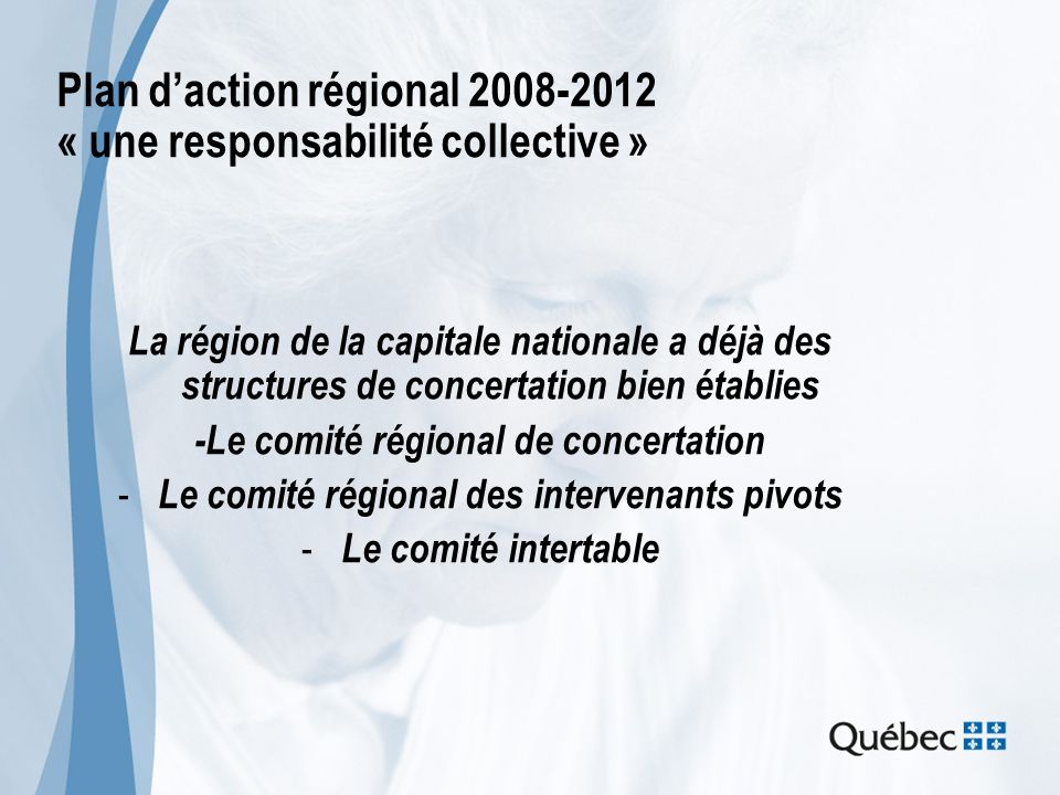 Plan d’action régional « une responsabilité collective »