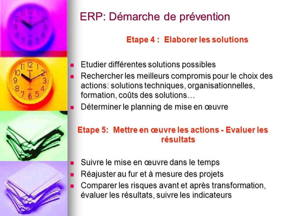 ERP: Démarche de prévention