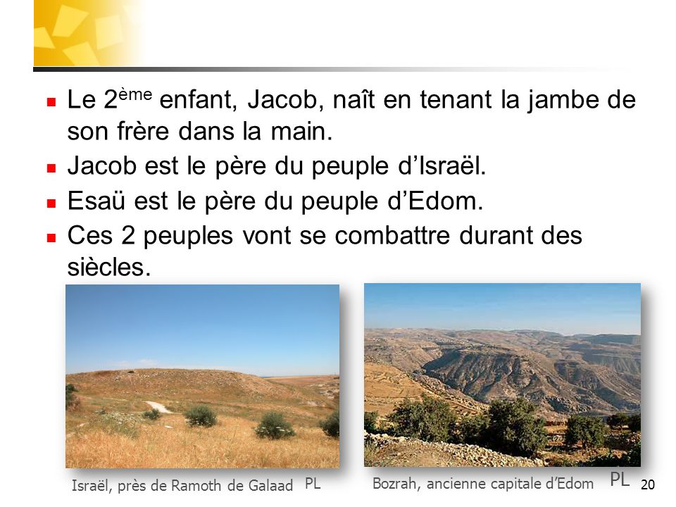 Jacob est le père du peuple d’Israël.