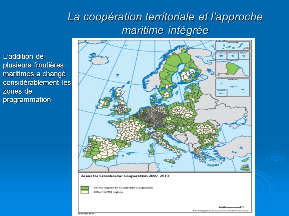 La coopération territoriale et l’approche maritime intégrée