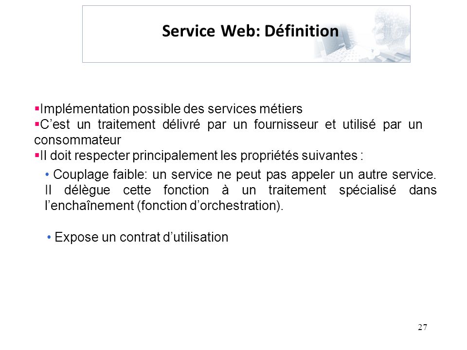 Service Web: Définition