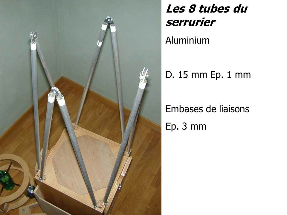 Les 8 tubes du serrurier Aluminium D. 15 mm Ep. 1 mm