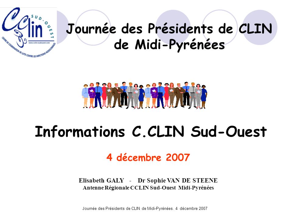 de Midi-Pyrénées Informations C.CLIN Sud-Ouest