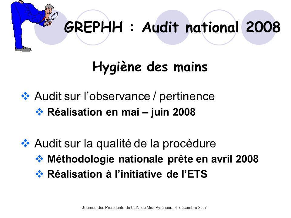 GREPHH : Audit national 2008