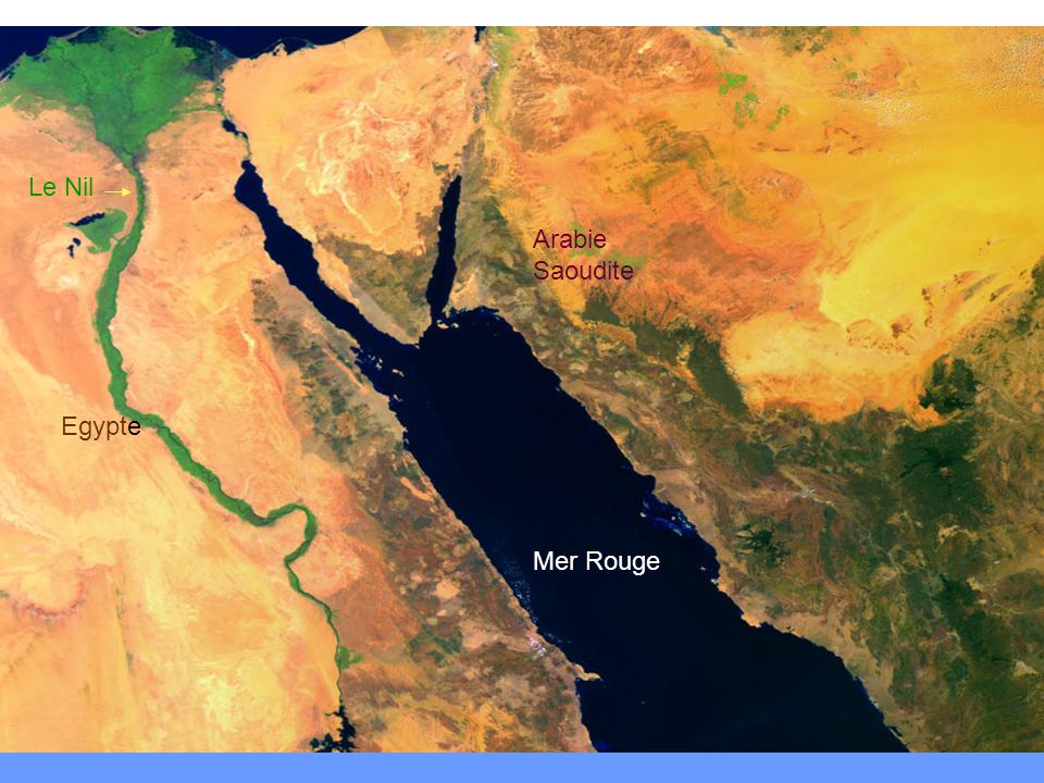 Le Nil Arabie Saoudite Egypte Mer Rouge