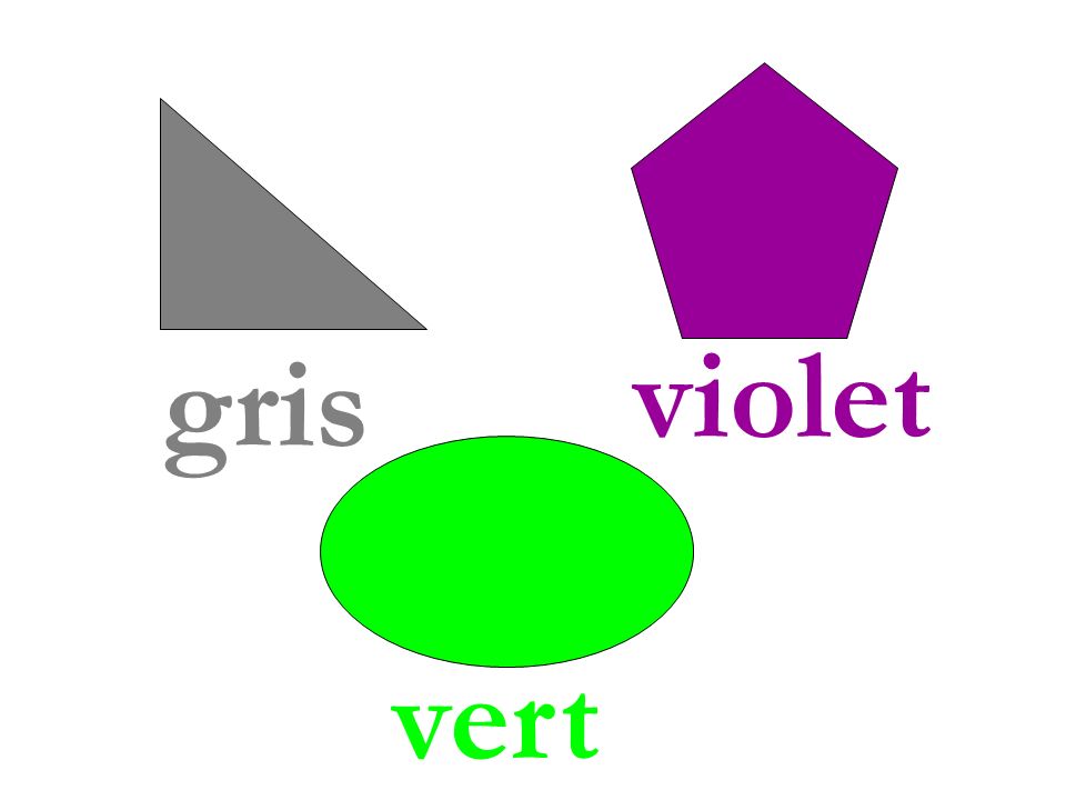 violet gris vert