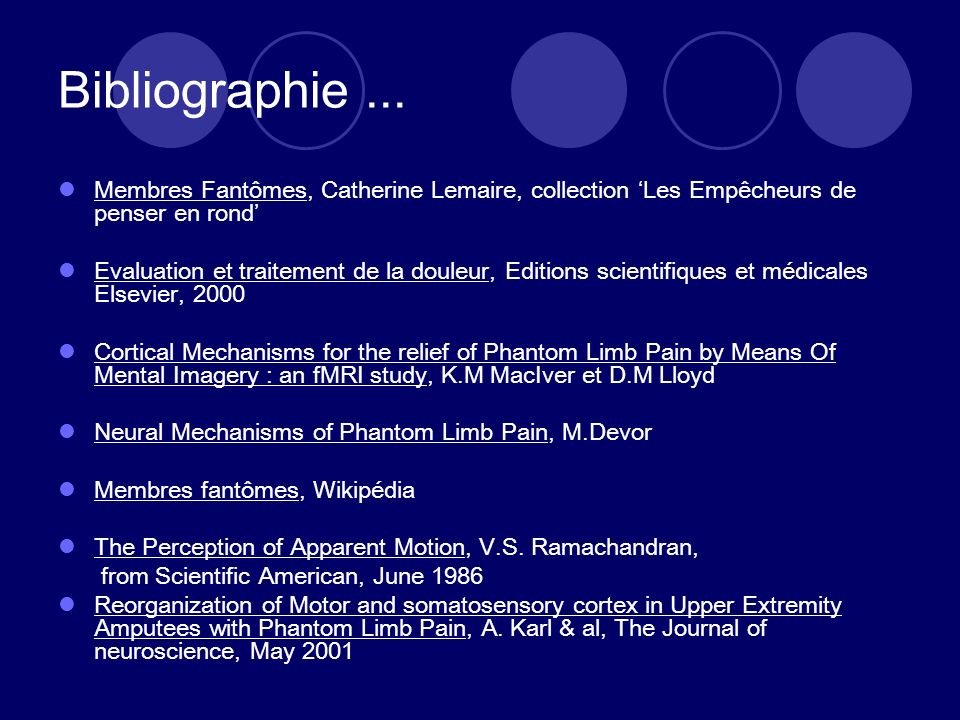 Bibliographie ... Membres Fantômes, Catherine Lemaire, collection ‘Les Empêcheurs de penser en rond’