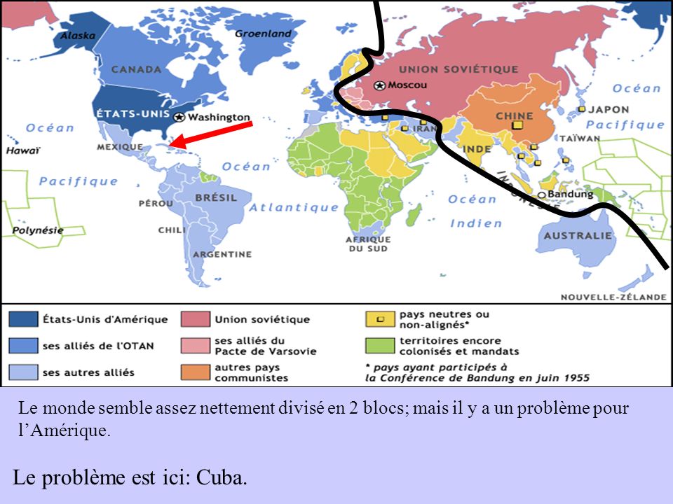 Le problème est ici: Cuba.