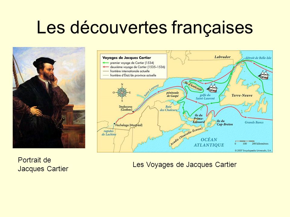 Les découvertes françaises