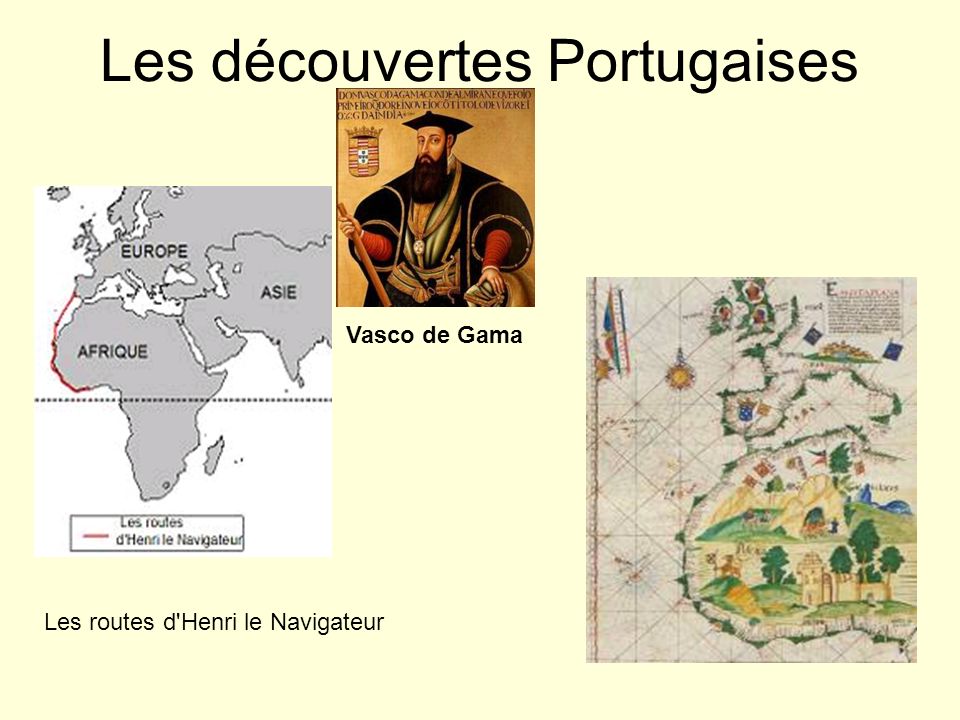 Les découvertes Portugaises