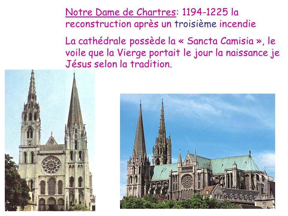 Notre Dame de Chartres: la reconstruction après un troisième incendie