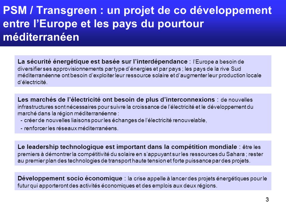 PSM / Transgreen : un projet de co développement entre l’Europe et les pays du pourtour méditerranéen