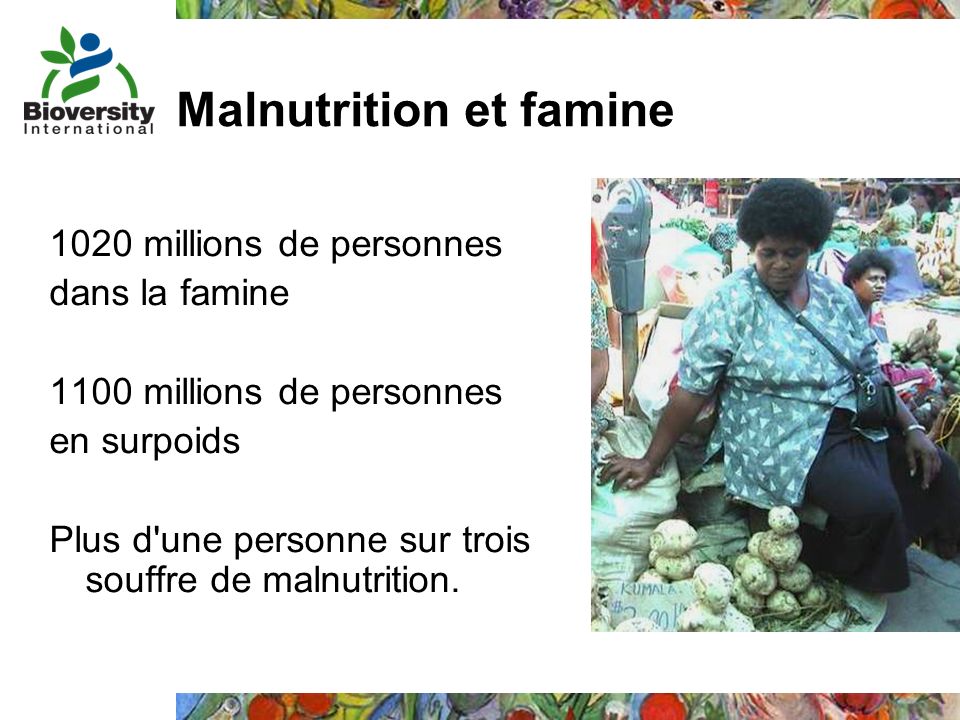 Malnutrition et famine