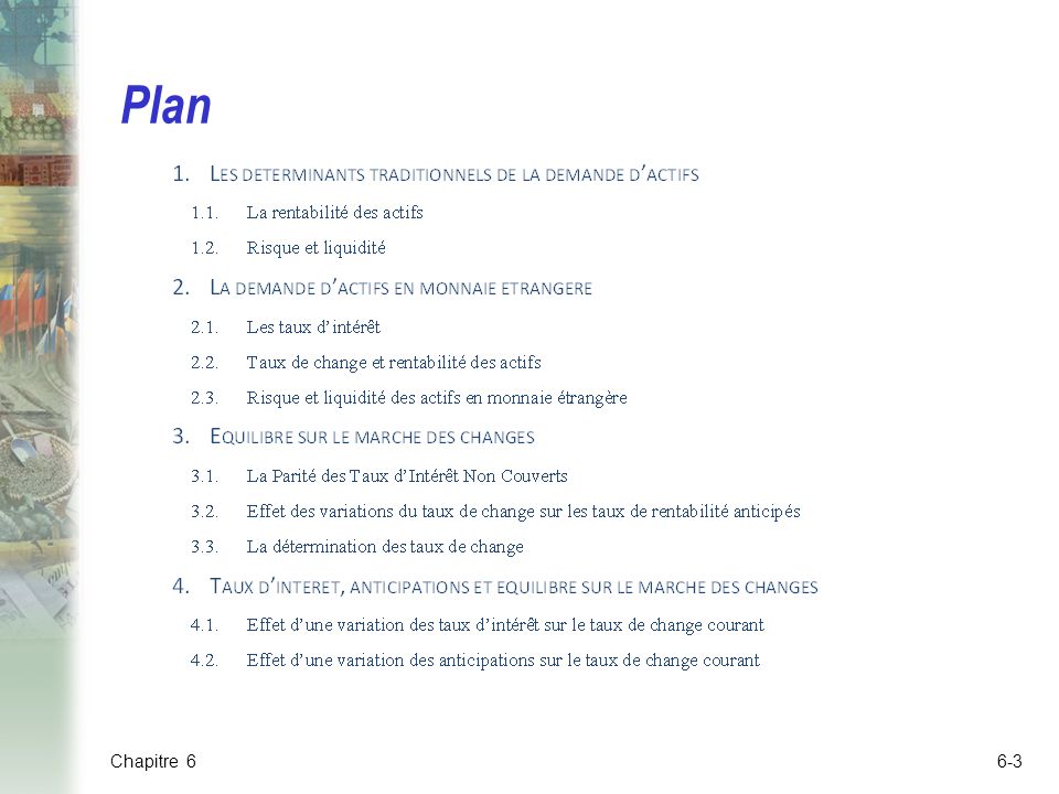 Plan Chapitre 6