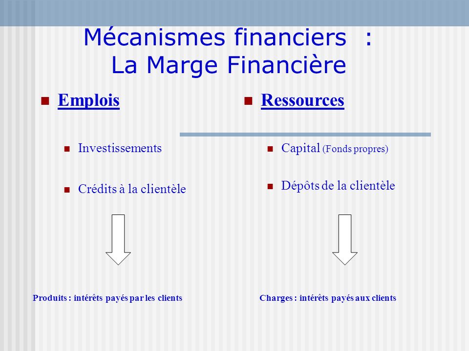Mécanismes financiers : La Marge Financière