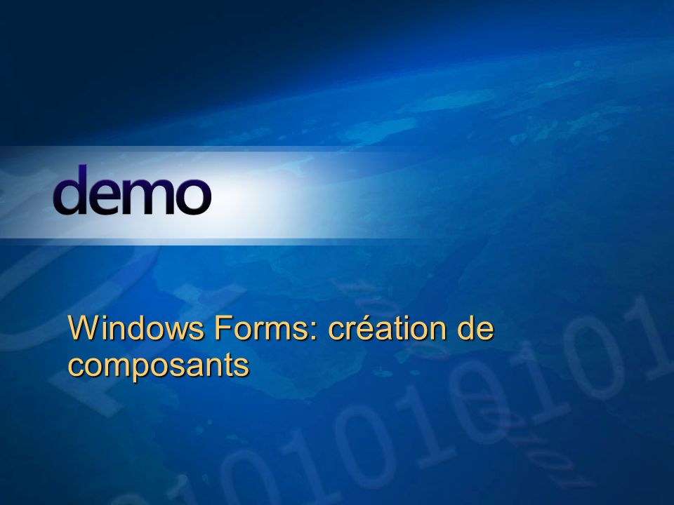 Windows Forms: création de composants