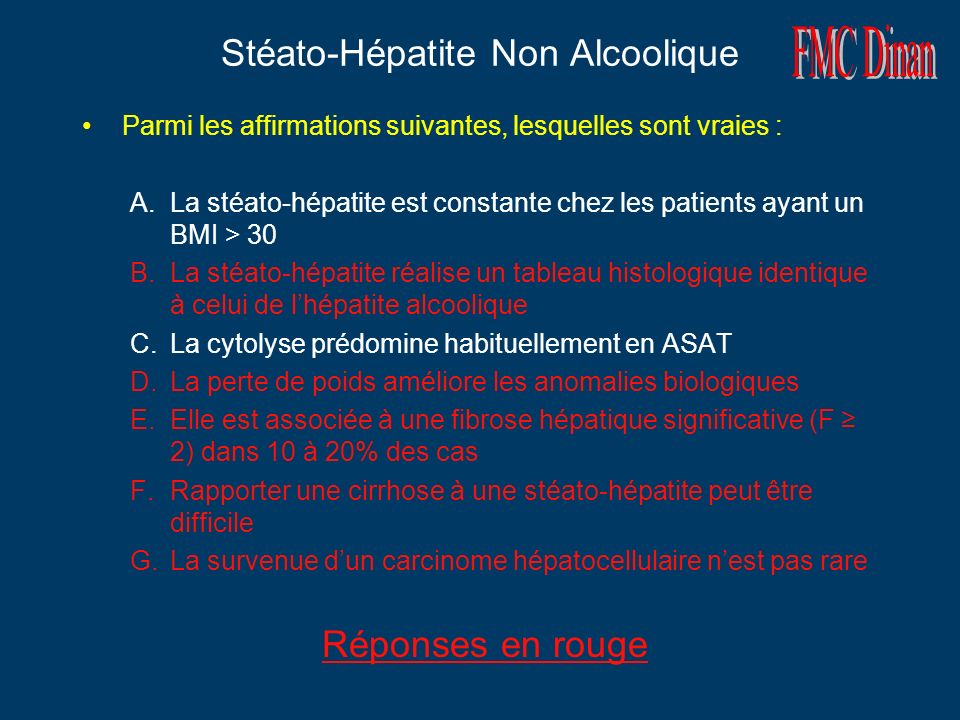 Stéato-Hépatite Non Alcoolique