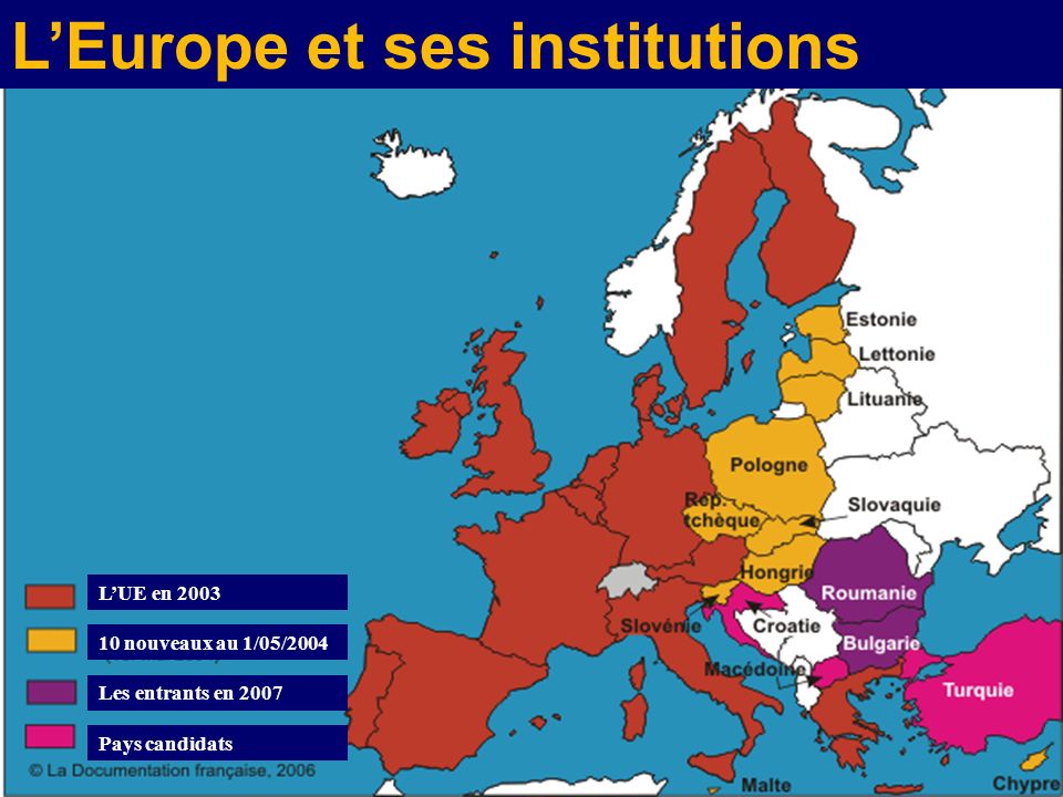 L’Europe et ses institutions