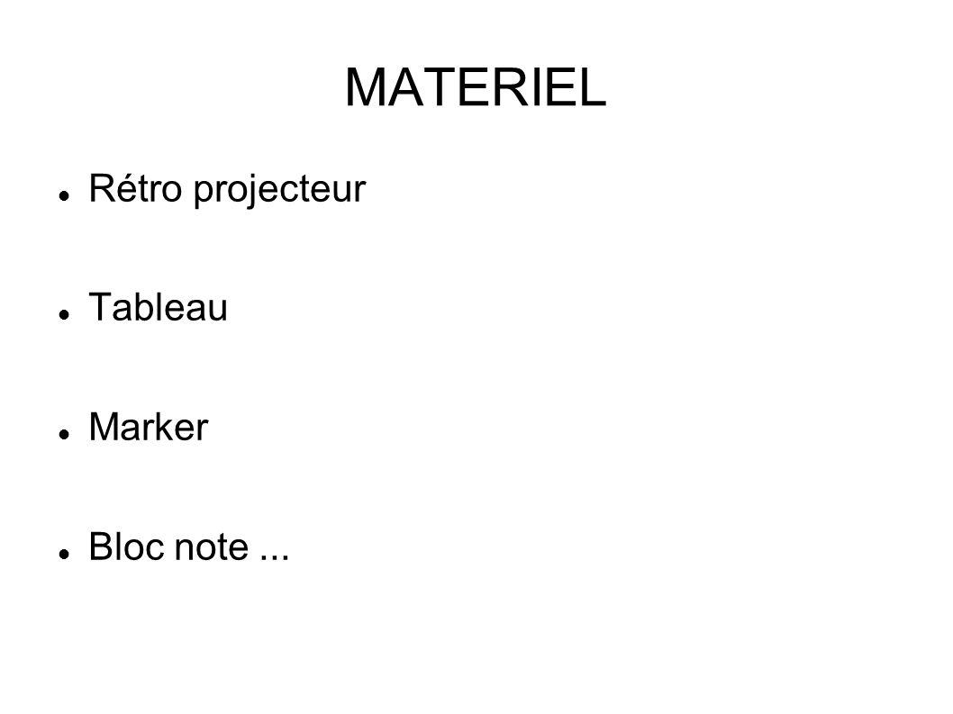 MATERIEL Rétro projecteur Tableau Marker Bloc note ...