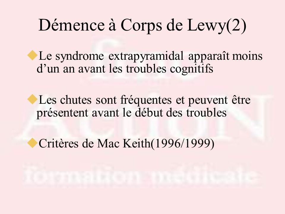 Démence à Corps de Lewy(2)