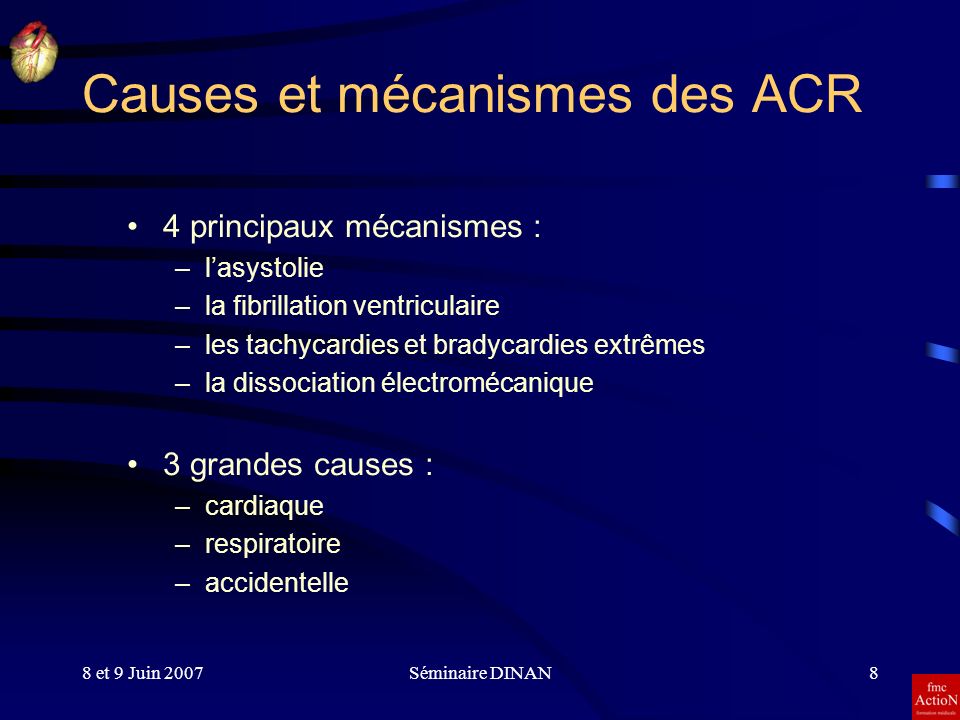 Causes et mécanismes des ACR