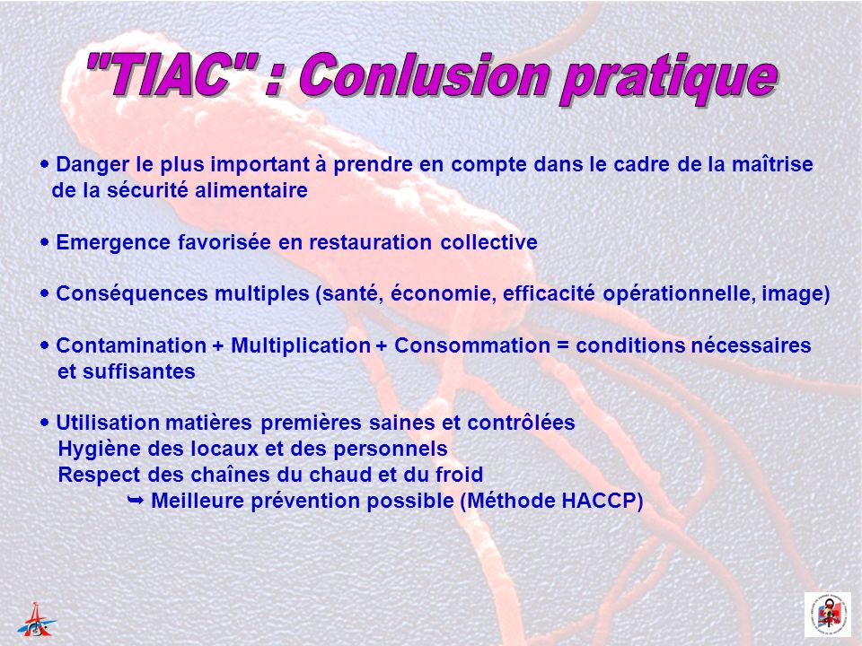 TIAC : Conlusion pratique