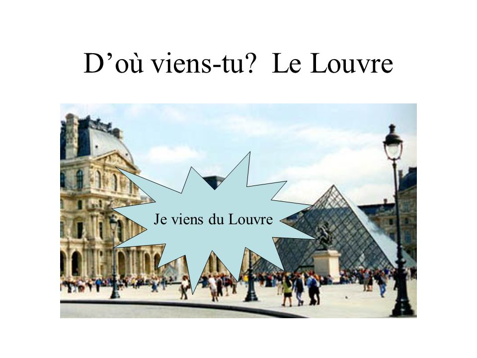 D’où viens-tu Le Louvre
