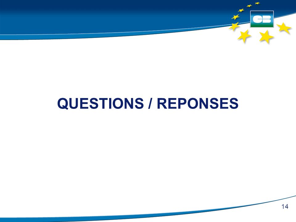 QUESTIONS / REPONSES 14