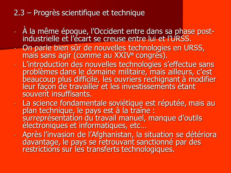 Histoire de l’URSS ppt télécharger