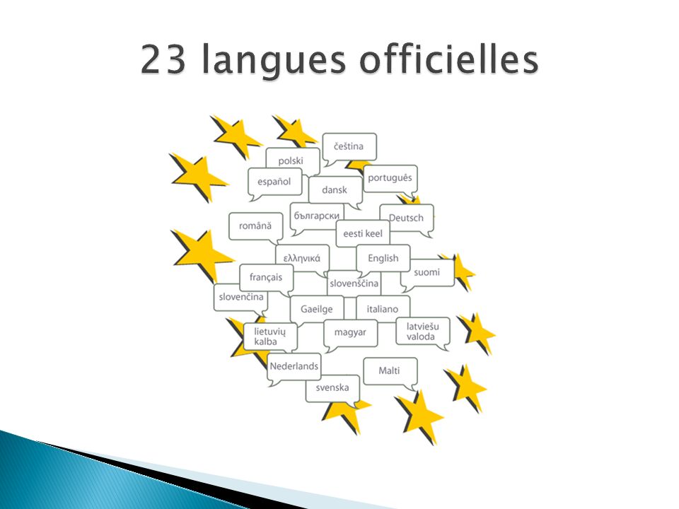 23 langues officielles