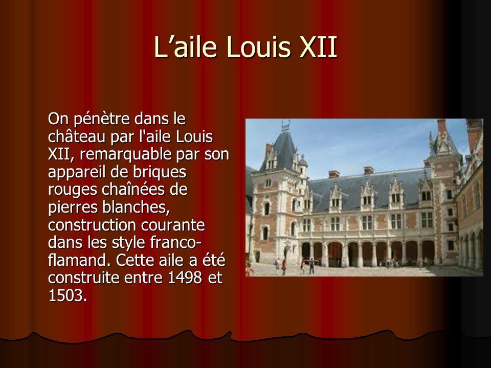 L’aile Louis XII