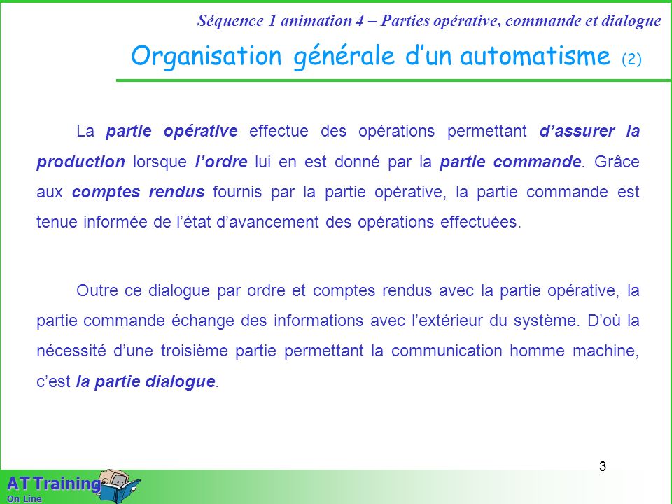 Organisation générale d’un automatisme (2)