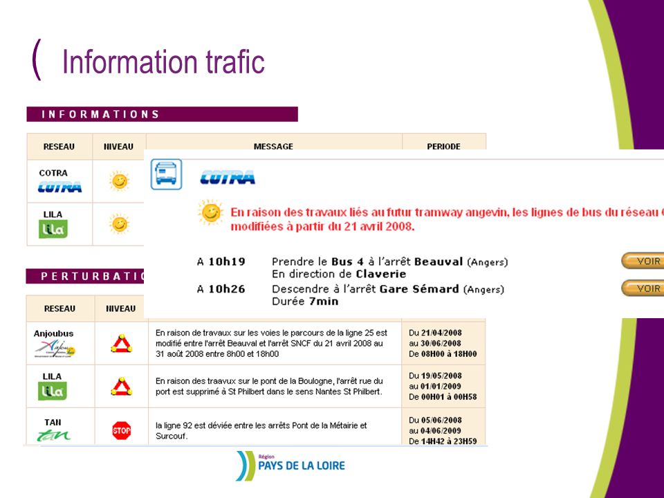 Information trafic