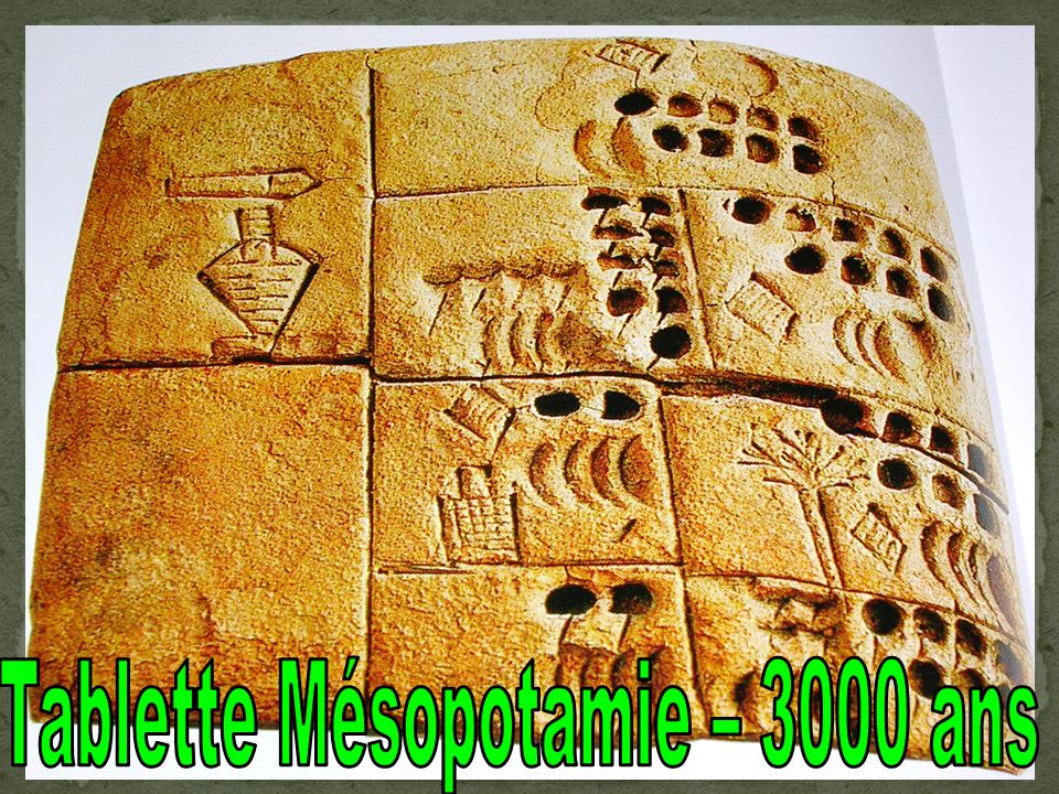 Tablette Mésopotamie – 3000 ans
