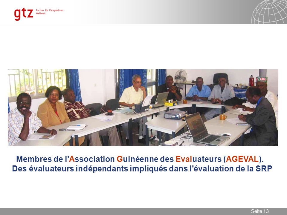 Membres de l Association Guinéenne des Evaluateurs (AGEVAL)