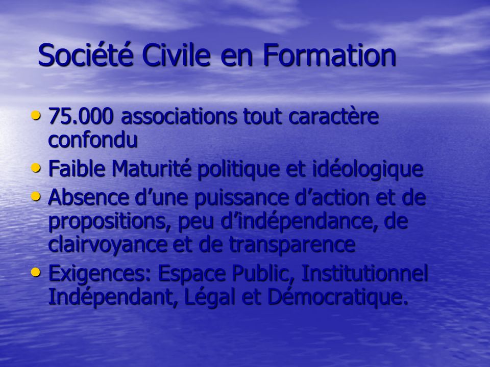 Société Civile en Formation