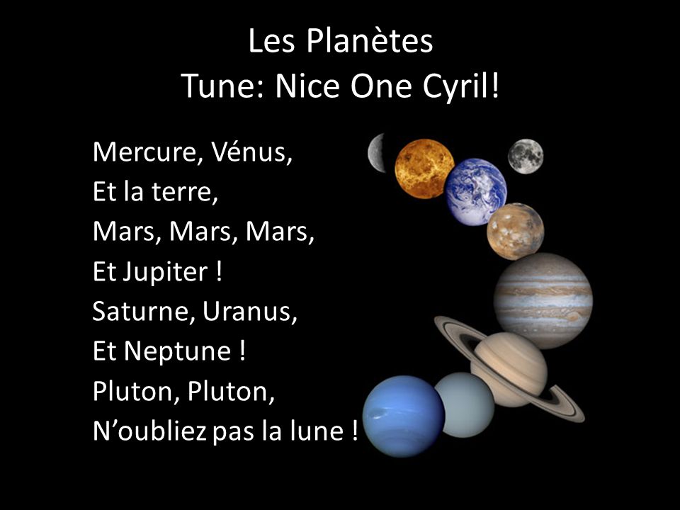 Les Planètes Tune: Nice One Cyril!