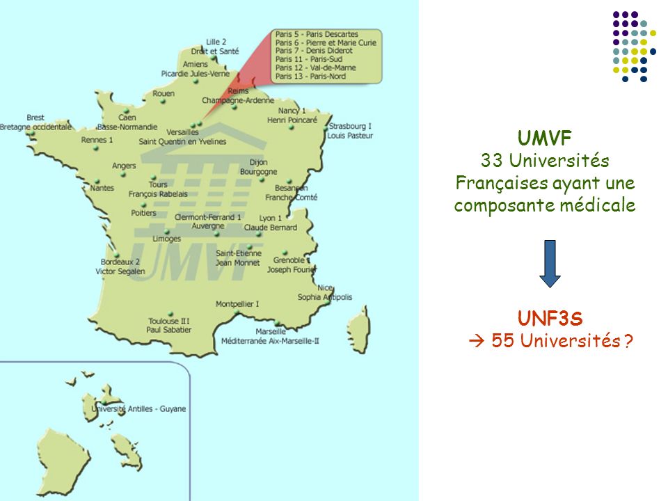 33 Universités Françaises ayant une