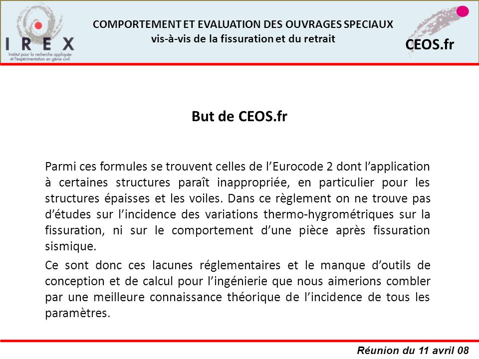 But de CEOS.fr
