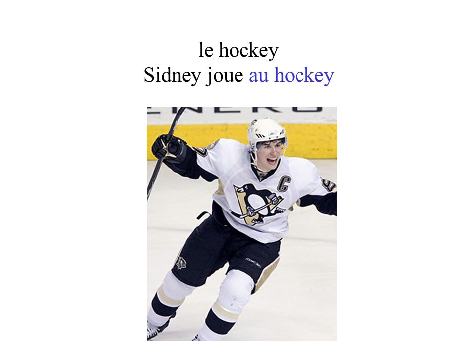 le hockey Sidney joue au hockey