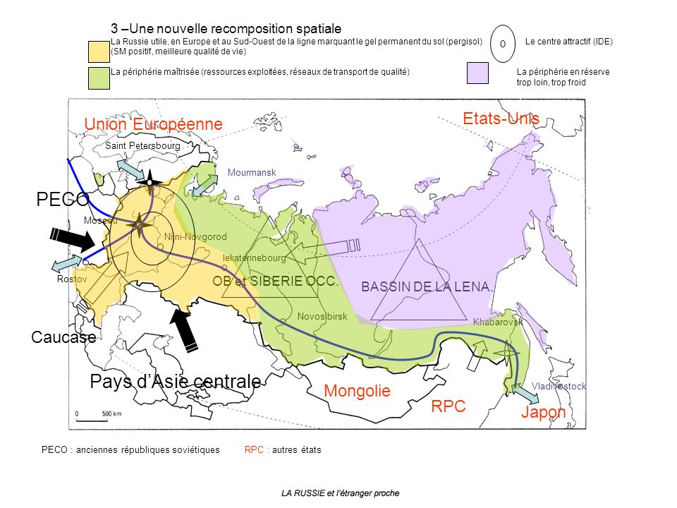 PECO Pays d’Asie centrale Etats-Unis Union Européenne Caucase Mongolie