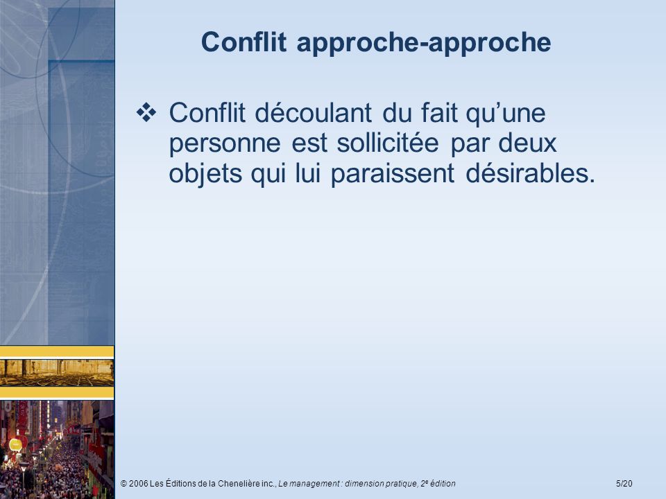 Conflit approche-approche