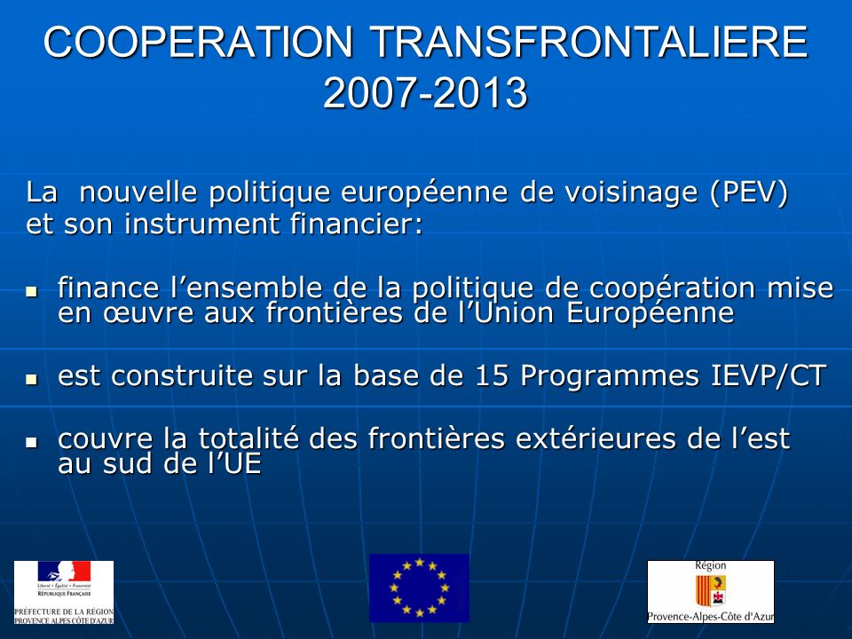 COOPERATION TRANSFRONTALIERE