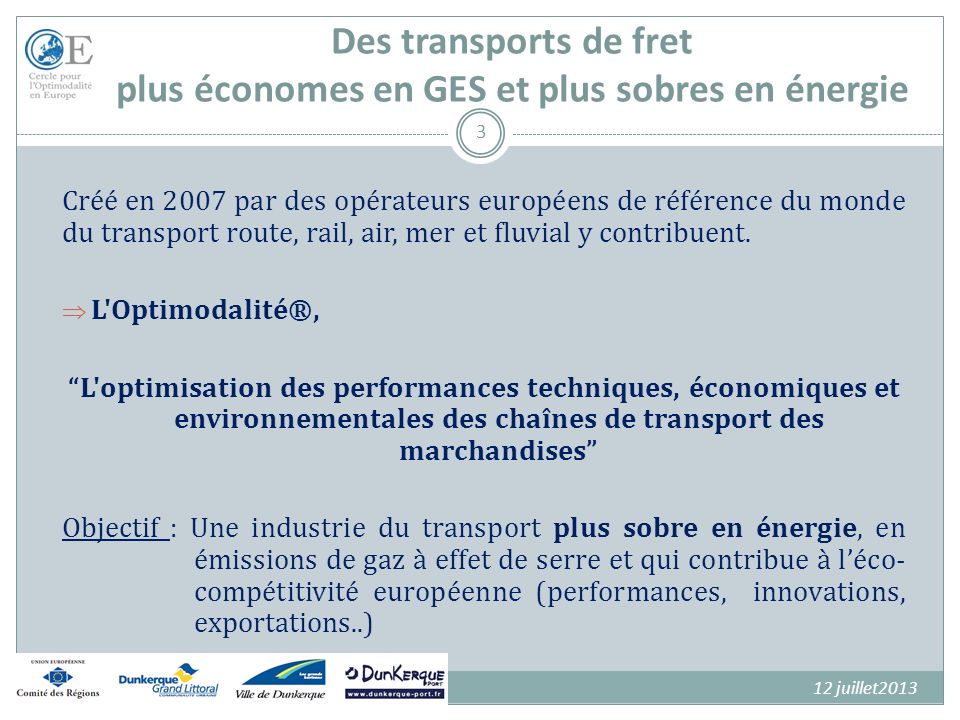 Des transports de fret plus économes en GES et plus sobres en énergie