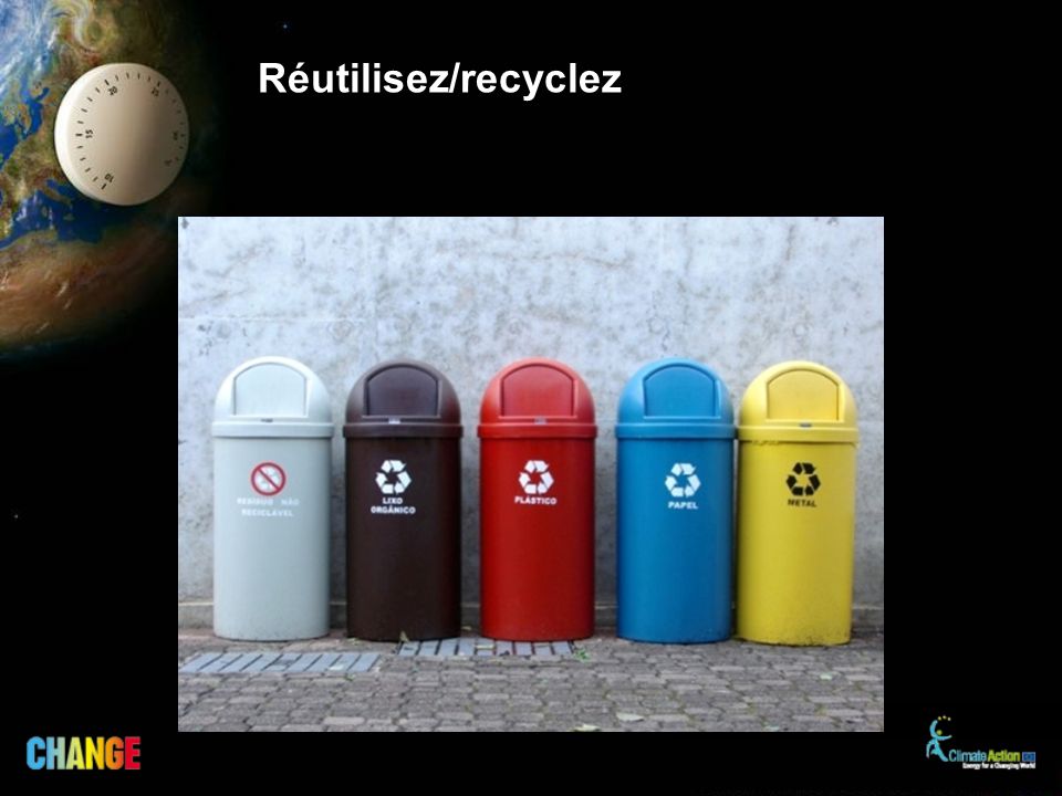 Réutilisez/recyclez